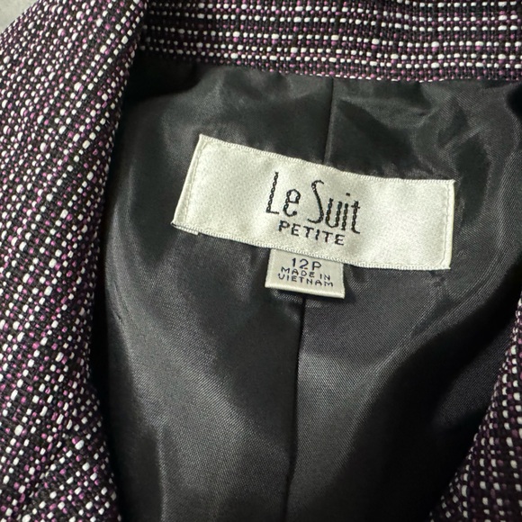 Le Suit Petite Women’s 4 Button Blazer size 12P - Picture 4 of 10